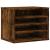 Organizator birou, stejar fumuriu, 36x26x29,5 cm lemn prelucrat GartenMobel Dekor