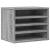 Organizator birou, gri sonoma, 36x26x29,5 cm lemn prelucrat GartenMobel Dekor