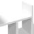 Organizator de birou, alb, 34,5x15,5x35,5 cm, lemn prelucrat GartenMobel Dekor