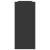 Organizator de birou, negru, 34,5x15,5x35,5 cm lemn prelucrat GartenMobel Dekor