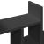 Organizator de birou, negru, 34,5x15,5x35,5 cm lemn prelucrat GartenMobel Dekor