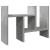 Organizator birou, gri beton, 34,5x15,5x35,5 cm lemn prelucrat GartenMobel Dekor