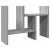 Organizator birou, gri sonoma, 34,5x15,5x35,5 cm lemn prelucrat GartenMobel Dekor