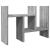 Organizator birou, gri sonoma, 34,5x15,5x35,5 cm lemn prelucrat GartenMobel Dekor