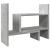 Organizator birou, gri beton, 38,5x17x39 cm lemn prelucrat GartenMobel Dekor