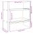 Organizator birou, gri beton, 38,5x17x39 cm lemn prelucrat GartenMobel Dekor