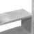 Organizator birou, gri beton, 38,5x17x39 cm lemn prelucrat GartenMobel Dekor