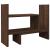 Organizator birou, stejar maro, 38,5x17x39 cm lemn prelucrat GartenMobel Dekor