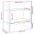 Organizator birou, stejar maro, 38,5x17x39 cm lemn prelucrat GartenMobel Dekor