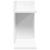 Organizator de birou, alb, 42x21,5x42 cm, lemn prelucrat GartenMobel Dekor