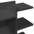 Organizator birou, negru, 42x21,5x42 cm lemn prelucrat GartenMobel Dekor