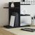 Organizator birou, negru, 42x21,5x42 cm lemn prelucrat GartenMobel Dekor