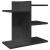 Organizator birou, negru, 42x21,5x42 cm lemn prelucrat GartenMobel Dekor