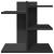 Organizator birou, negru, 42x21,5x42 cm lemn prelucrat GartenMobel Dekor