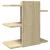 Organizator birou, stejar sonoma, 42x21,5x42 cm lemn prelucrat GartenMobel Dekor