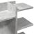 Organizator birou, gri beton, 42x21,5x42 cm lemn prelucrat GartenMobel Dekor