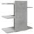 Organizator birou, gri beton, 42x21,5x42 cm lemn prelucrat GartenMobel Dekor