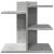 Organizator birou, gri beton, 42x21,5x42 cm lemn prelucrat GartenMobel Dekor