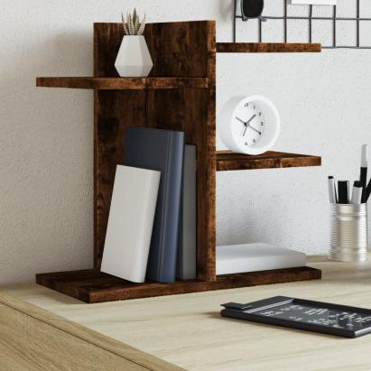 Organizator birou, stejar fumuriu, 42x21,5x42 cm lemn prelucrat GartenMobel Dekor