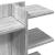 Organizator de birou, gri sonoma, 42x21,5x42 cm lemn prelucrat GartenMobel Dekor