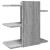 Organizator de birou, gri sonoma, 42x21,5x42 cm lemn prelucrat GartenMobel Dekor