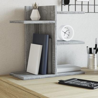 Organizator de birou, gri sonoma, 42x21,5x42 cm lemn prelucrat GartenMobel Dekor