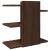Organizator birou, stejar maro, 42x21,5x42 cm lemn prelucrat GartenMobel Dekor