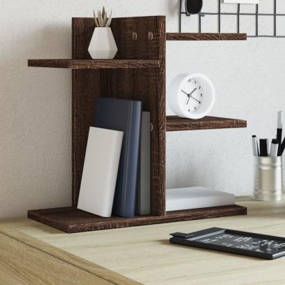 Organizator birou, stejar maro, 42x21,5x42 cm lemn prelucrat GartenMobel Dekor