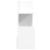 Organizator de birou, alb, 49x20x52,5 cm, lemn prelucrat GartenMobel Dekor