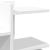 Organizator de birou, alb, 49x20x52,5 cm, lemn prelucrat GartenMobel Dekor
