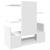 Organizator de birou, alb, 49x20x52,5 cm, lemn prelucrat GartenMobel Dekor