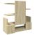 Organizator birou, stejar sonoma, 49x20x52,5 cm lemn prelucrat GartenMobel Dekor