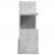 Organizator birou, gri beton, 49x20x52,5 cm lemn prelucrat GartenMobel Dekor