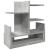 Organizator birou, gri beton, 49x20x52,5 cm lemn prelucrat GartenMobel Dekor