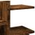 Organizator birou, stejar fumuriu, 49x20x52,5 cm lemn prelucrat GartenMobel Dekor