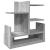 Organizator birou, gri sonoma, 49x20x52,5 cm lemn prelucrat GartenMobel Dekor