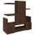 Organizator birou, stejar maro, 49x20x52,5 cm lemn prelucrat GartenMobel Dekor