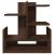 Organizator birou, stejar maro, 49x20x52,5 cm lemn prelucrat GartenMobel Dekor