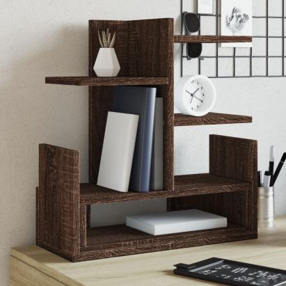 Organizator birou, stejar maro, 49x20x52,5 cm lemn prelucrat GartenMobel Dekor