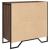 Dulap, stejar maro, 78x35,5x74,5 cm, lemn prelucrat GartenMobel Dekor