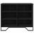 Dulap, negru, 91x35,5x74,5 cm, lemn prelucrat GartenMobel Dekor