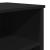 Dulap, negru, 91x35,5x74,5 cm, lemn prelucrat GartenMobel Dekor