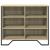 Dulap, stejar sonoma, 91x35,5x74,5 cm, lemn prelucrat GartenMobel Dekor