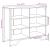 Dulap, stejar sonoma, 91x35,5x74,5 cm, lemn prelucrat GartenMobel Dekor