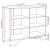 Dulap, stejar fumuriu, 91x35,5x74,5 cm, lemn prelucrat GartenMobel Dekor
