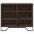 Dulap, stejar maro, 91x35,5x74,5 cm, lemn prelucrat GartenMobel Dekor