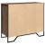 Dulap, stejar maro, 91x35,5x74,5 cm, lemn prelucrat GartenMobel Dekor