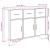Dulap, negru, 97x32,5x74,5 cm, lemn prelucrat GartenMobel Dekor
