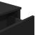 Dulap, negru, 97x32,5x74,5 cm, lemn prelucrat GartenMobel Dekor