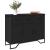 Dulap, negru, 97x32,5x74,5 cm, lemn prelucrat GartenMobel Dekor
